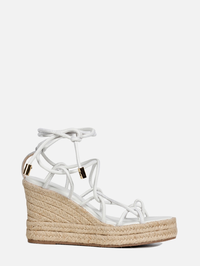 SANDÁLIA ANABELA MEL OFF WHITE