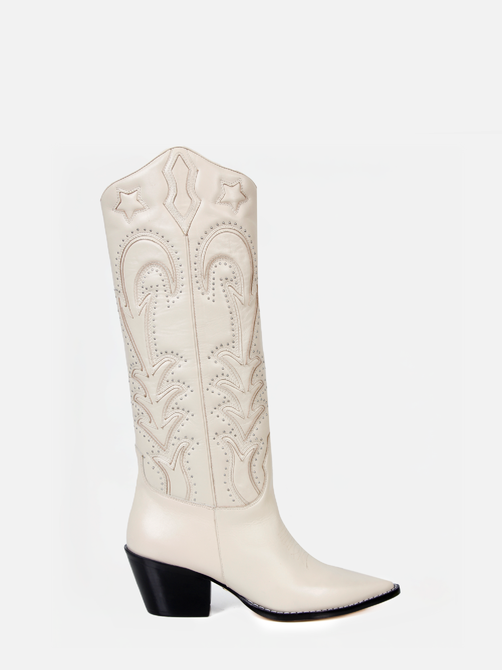 BOTA ZOE ALTA BAUNILHA