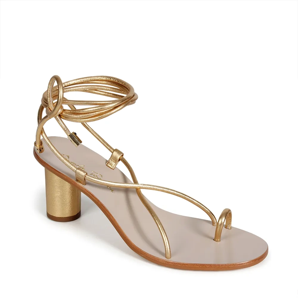 SANDÁLIA MEL DOURADA