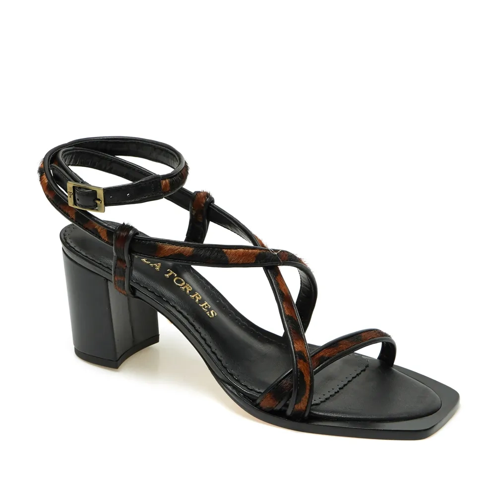 SANDÁLIA BARI ANIMAL PRINT