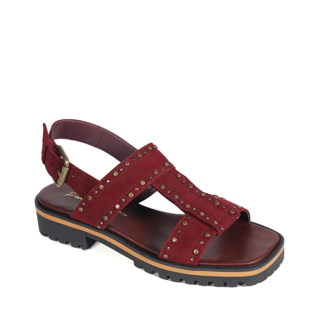 SANDÁLIA DUBLIN VINHO