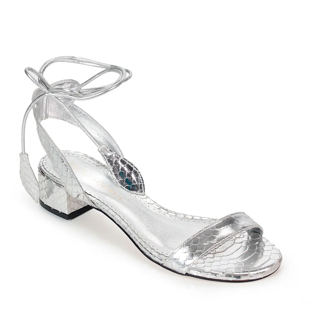 SANDÁLIA PAULA BAIXO PRATA