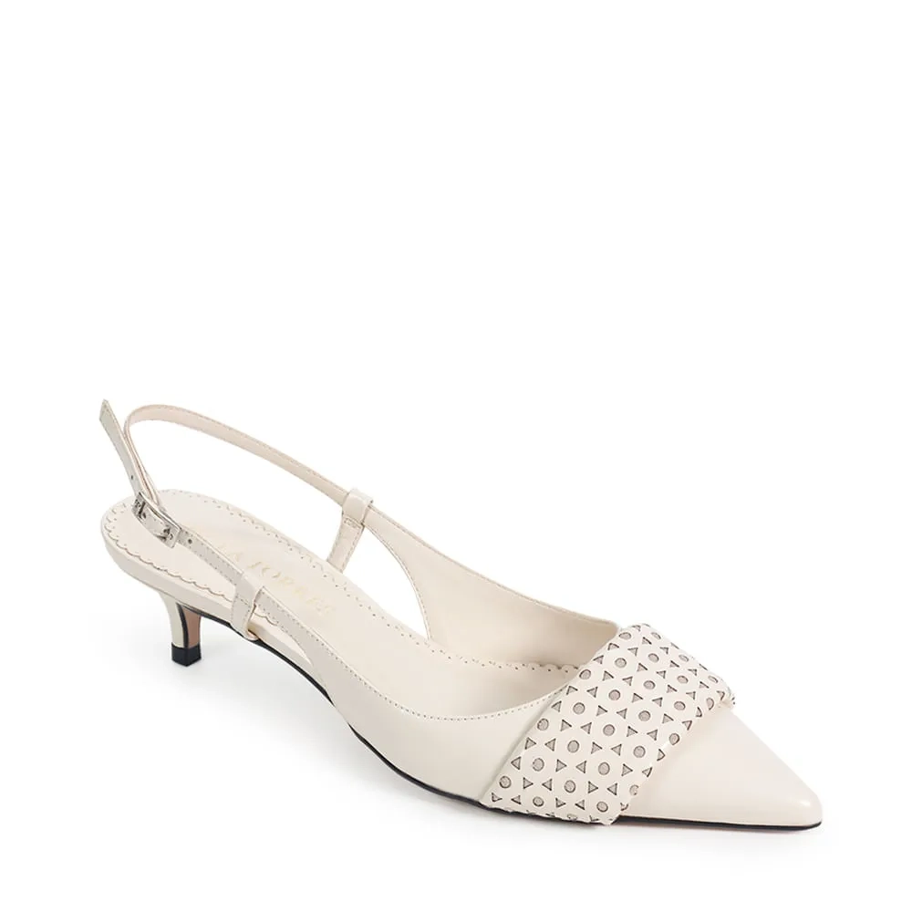 SCARPIN DOHA BAUNILHA