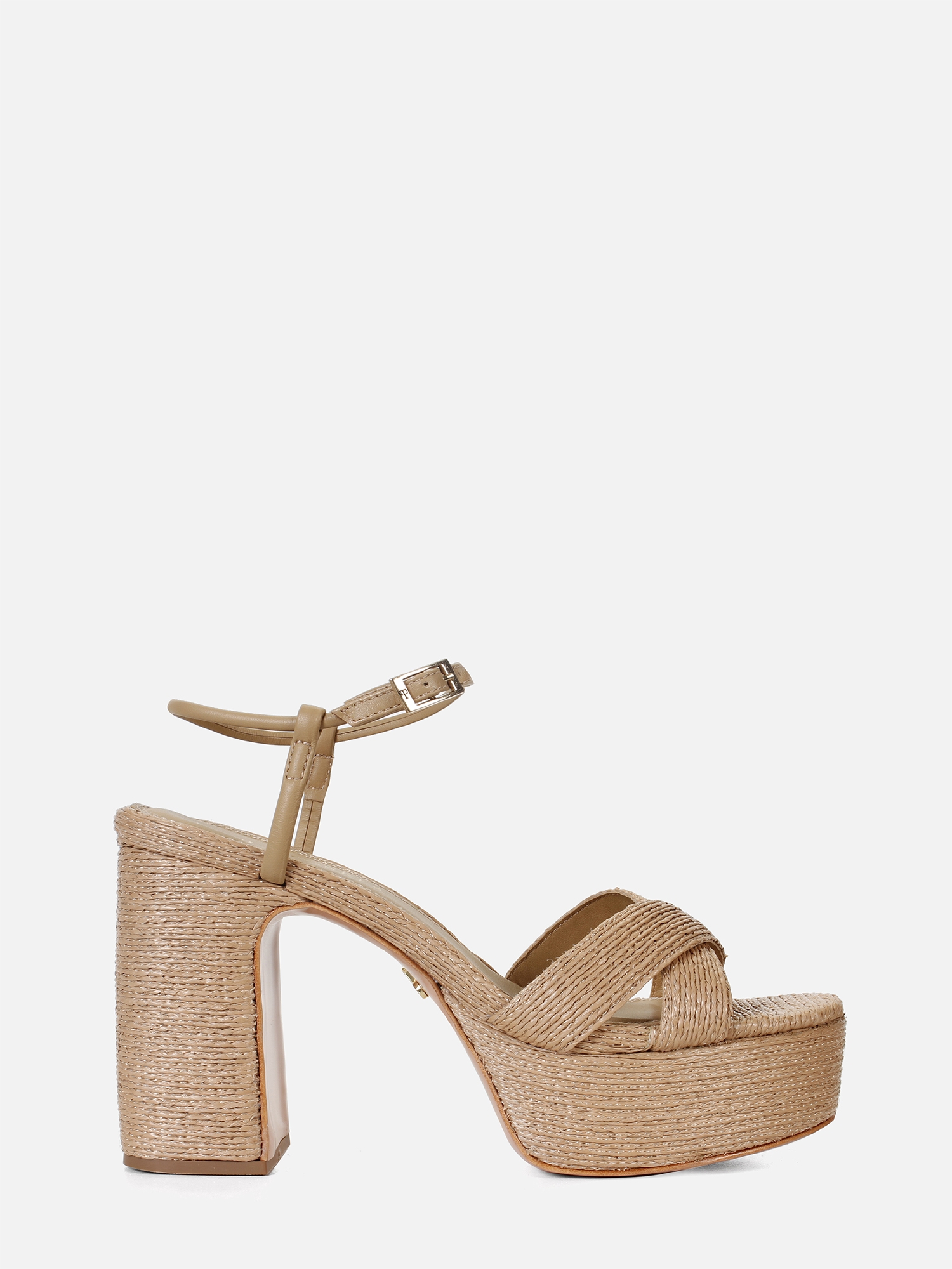 ムラサキ Sandália Harper Ráfia Natural