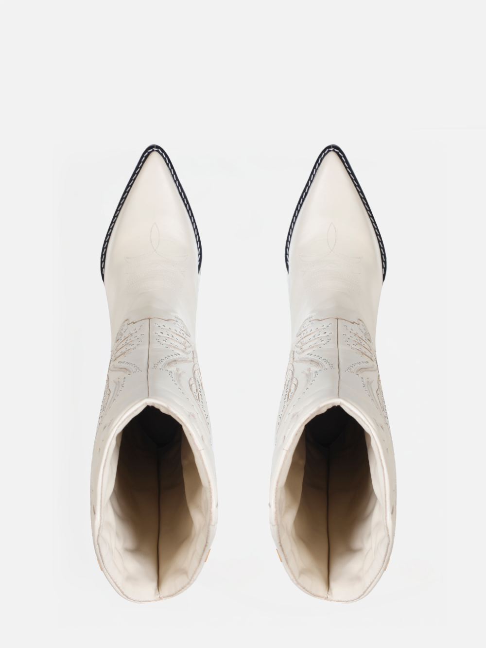 BOTA ZOE ALTA BAUNILHA