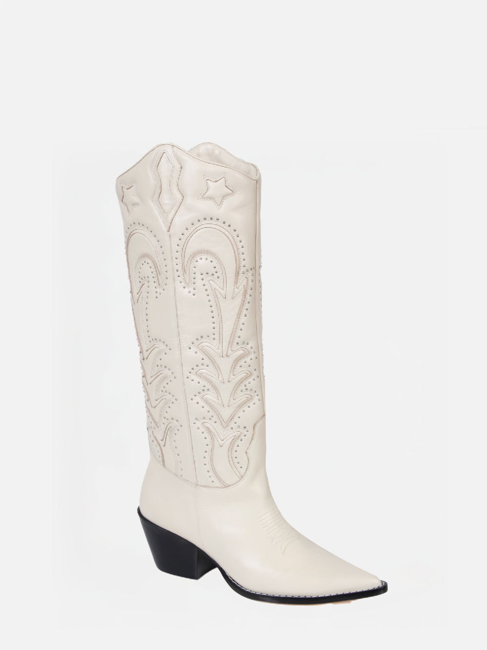 BOTA ZOE ALTA BAUNILHA