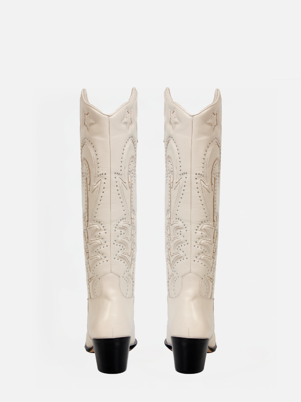 BOTA ZOE ALTA BAUNILHA