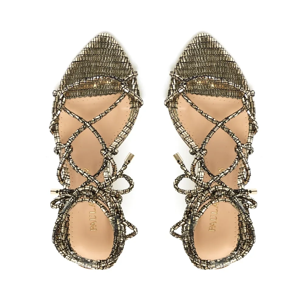 SANDÁLIA PARIS CHAMPAGNE