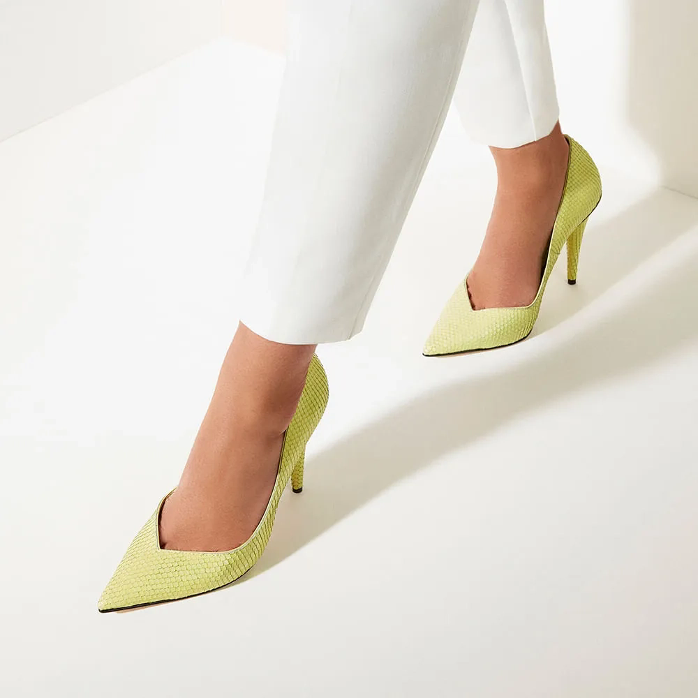 SCARPIN PIETRA PISTACHE