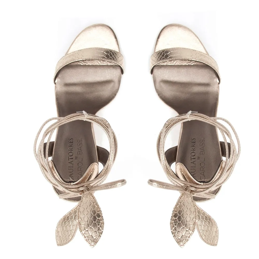 SANDÁLIA CAROL  DOURADO