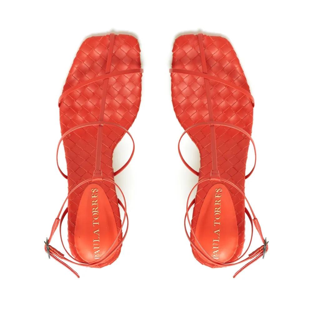 SANDÁLIA FLORENÇA LARANJA