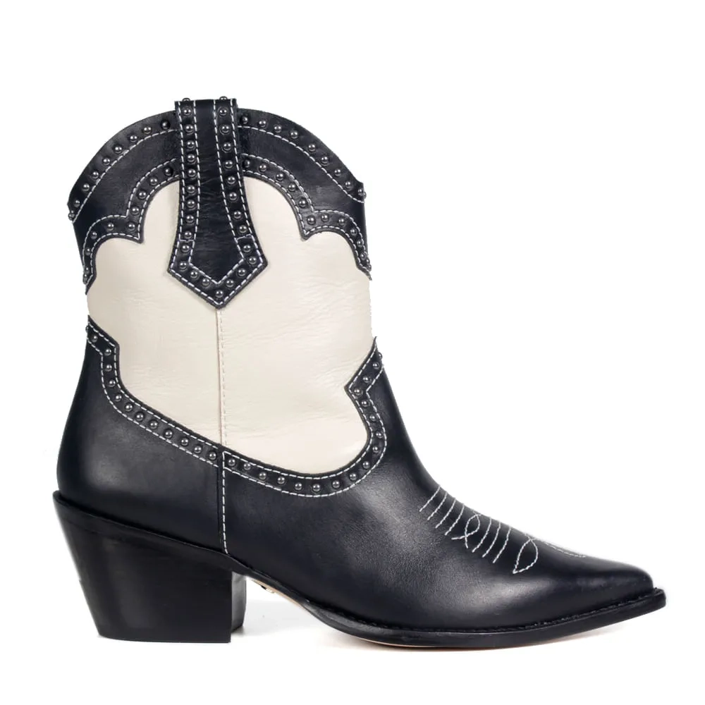 BOTA DALLAS PRETA E GELO