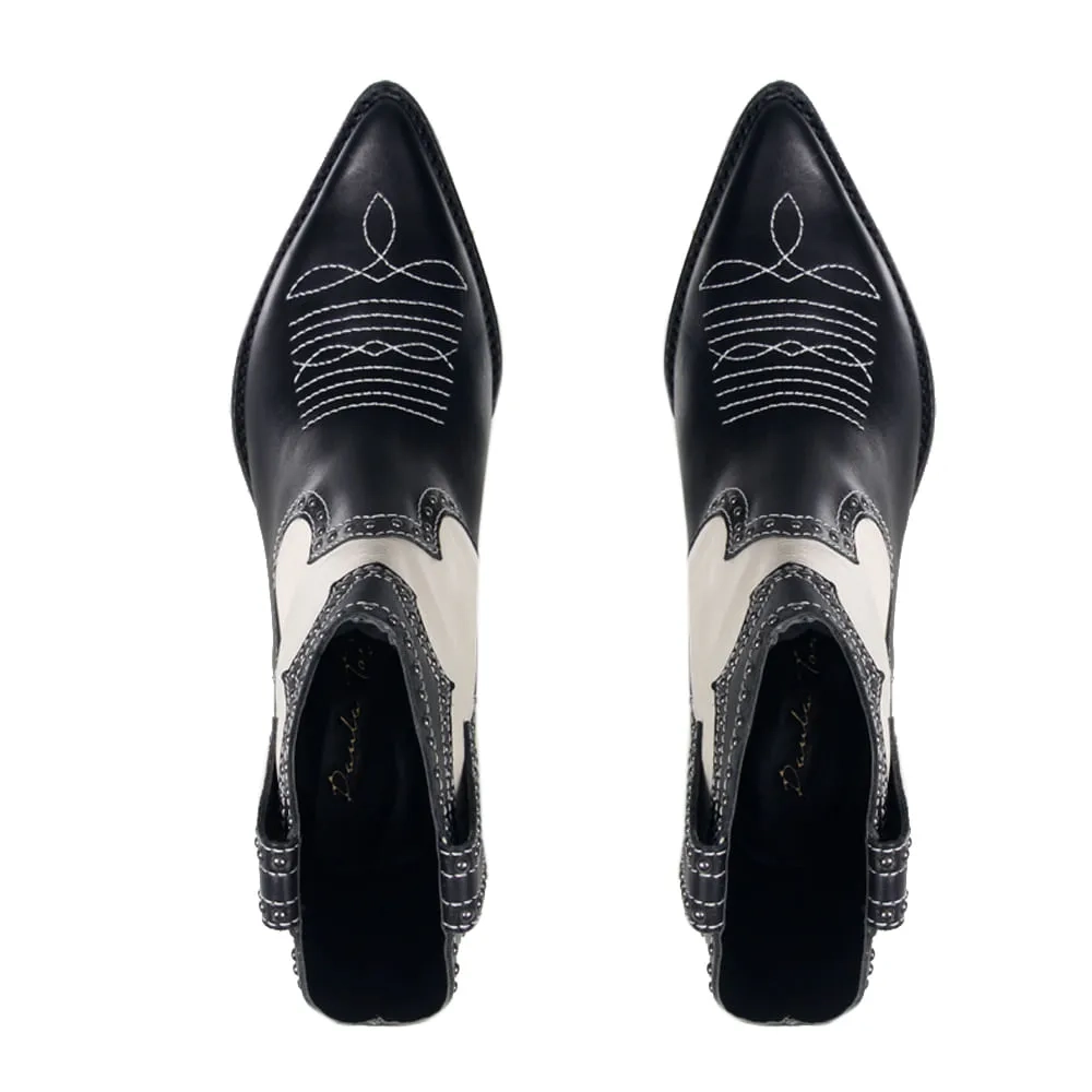 BOTA DALLAS PRETA E GELO