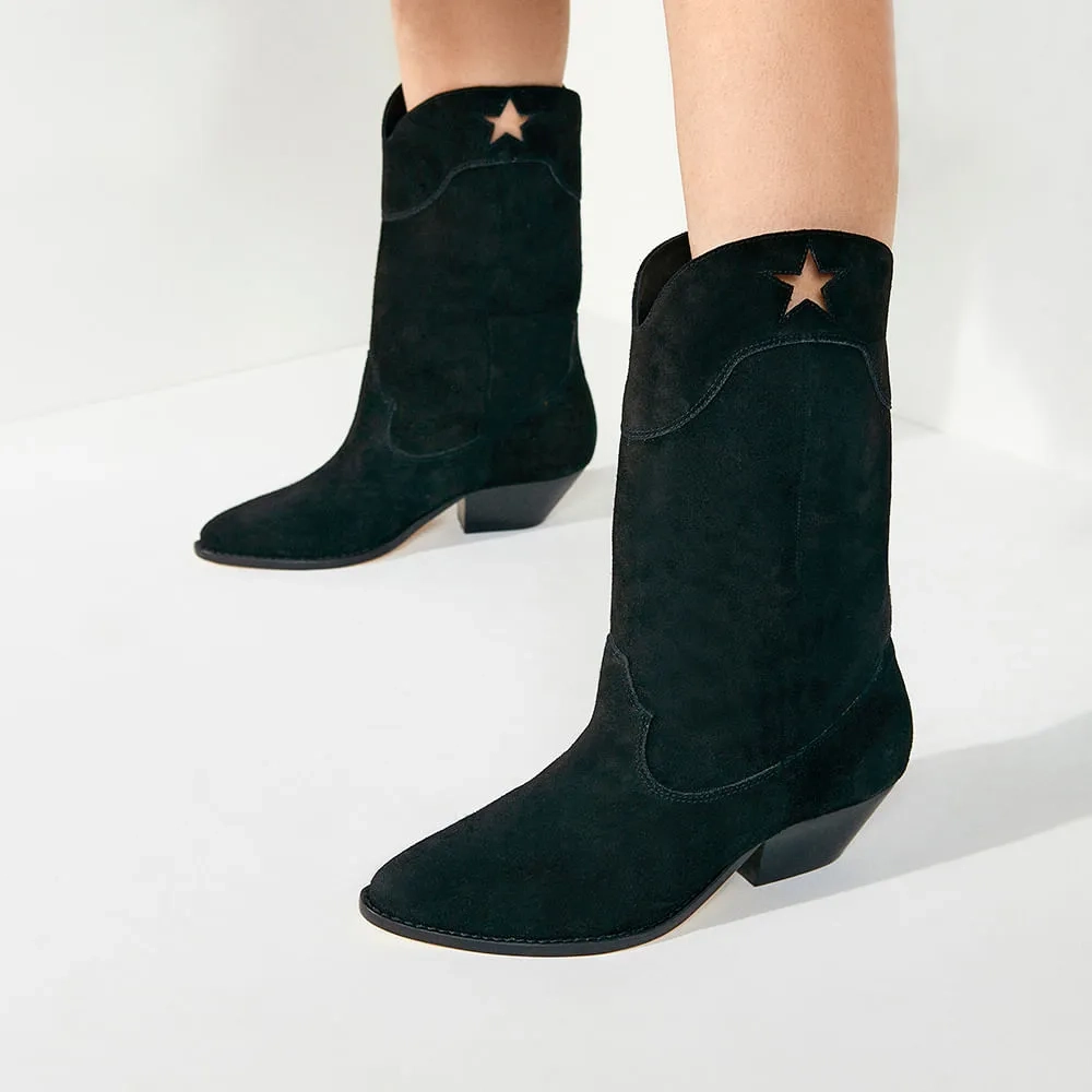 BOTA STARS PRETO