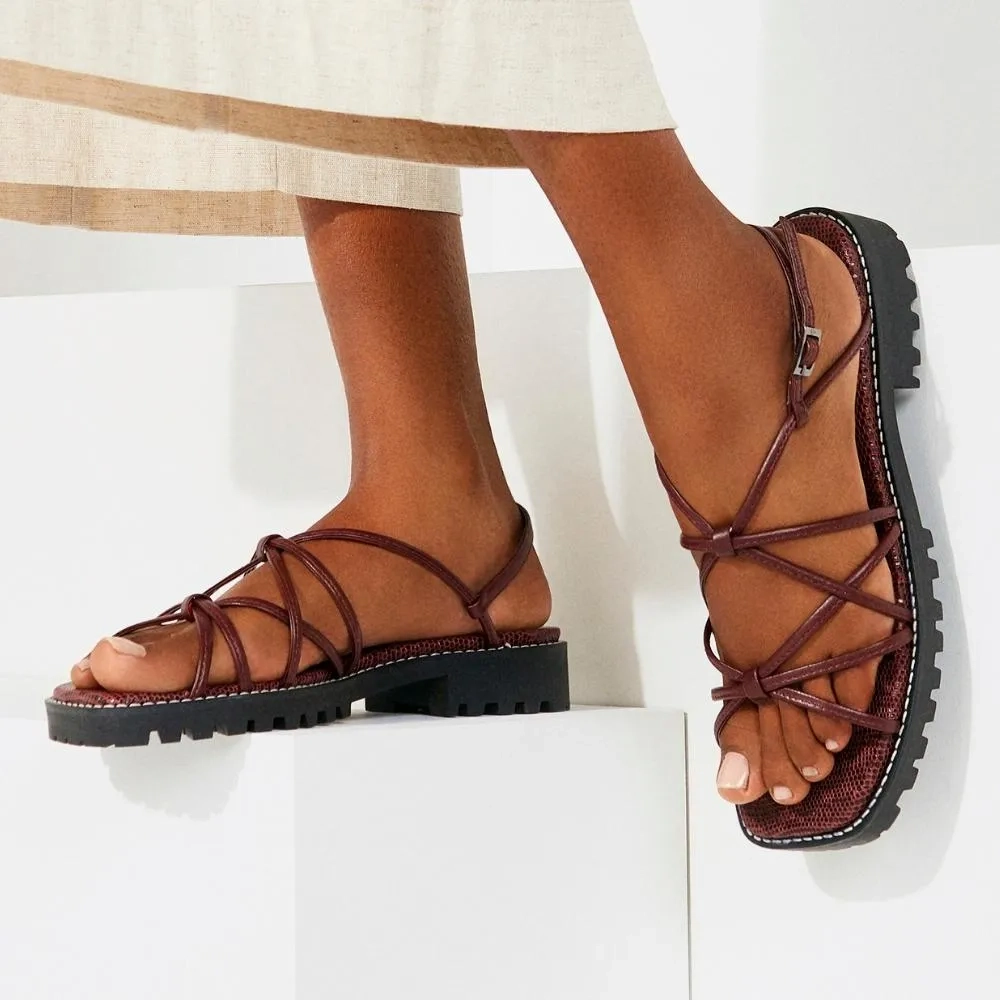 SANDÁLIA MILANO VINHO