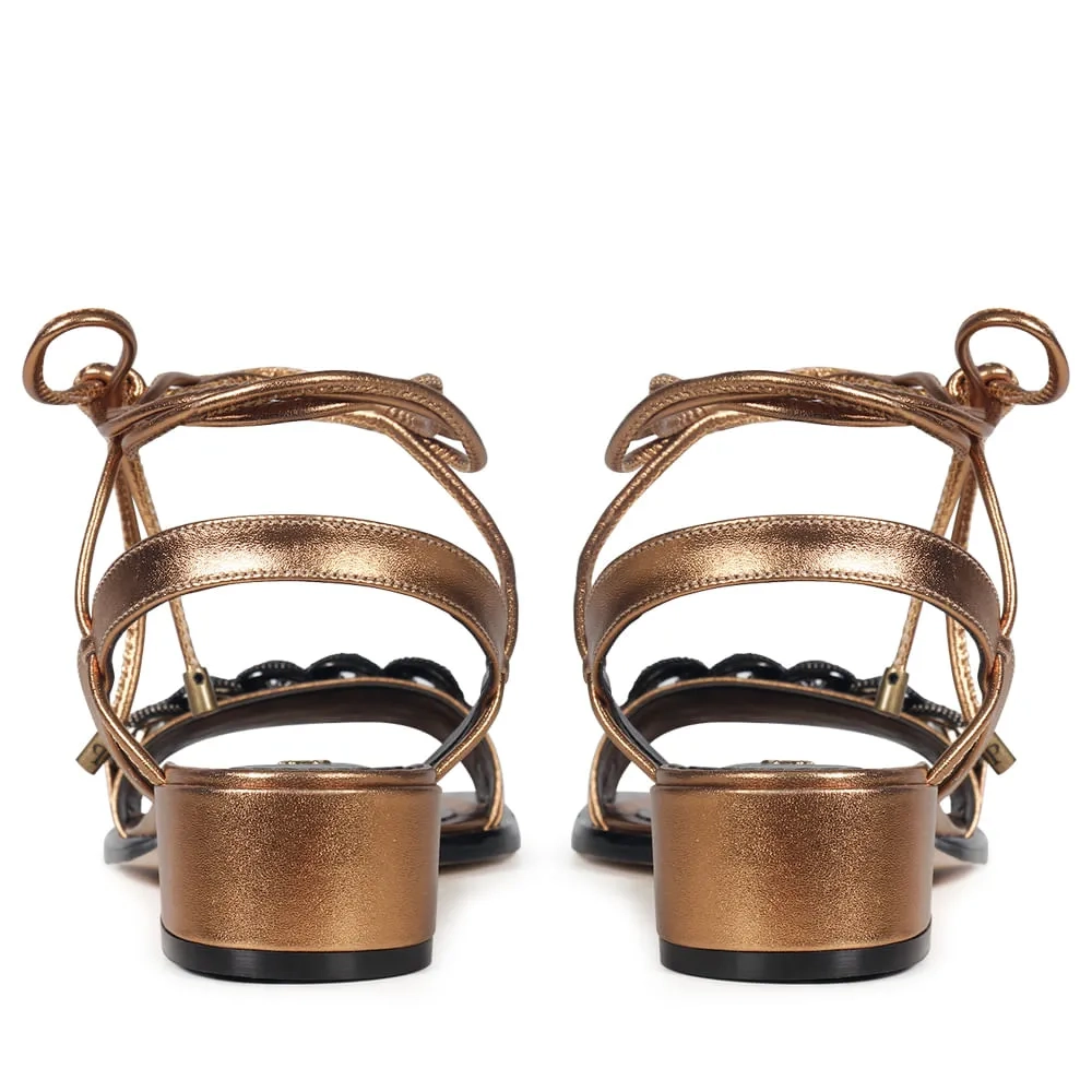 SANDÁLIA PARMA OURO VELHO