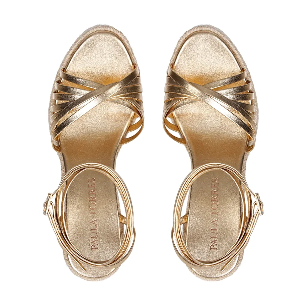 SANDÁLIA ANABELA ALICIA OURO
