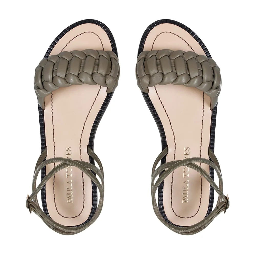 SANDÁLIA FRANCESCA OLIVE