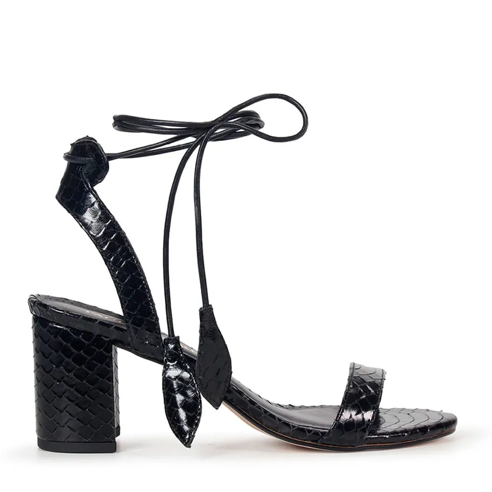 SANDÁLIA PAULA BLOCO PRETO