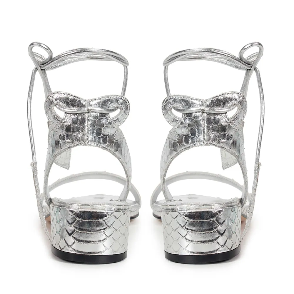 SANDÁLIA PAULA BAIXO PRATA