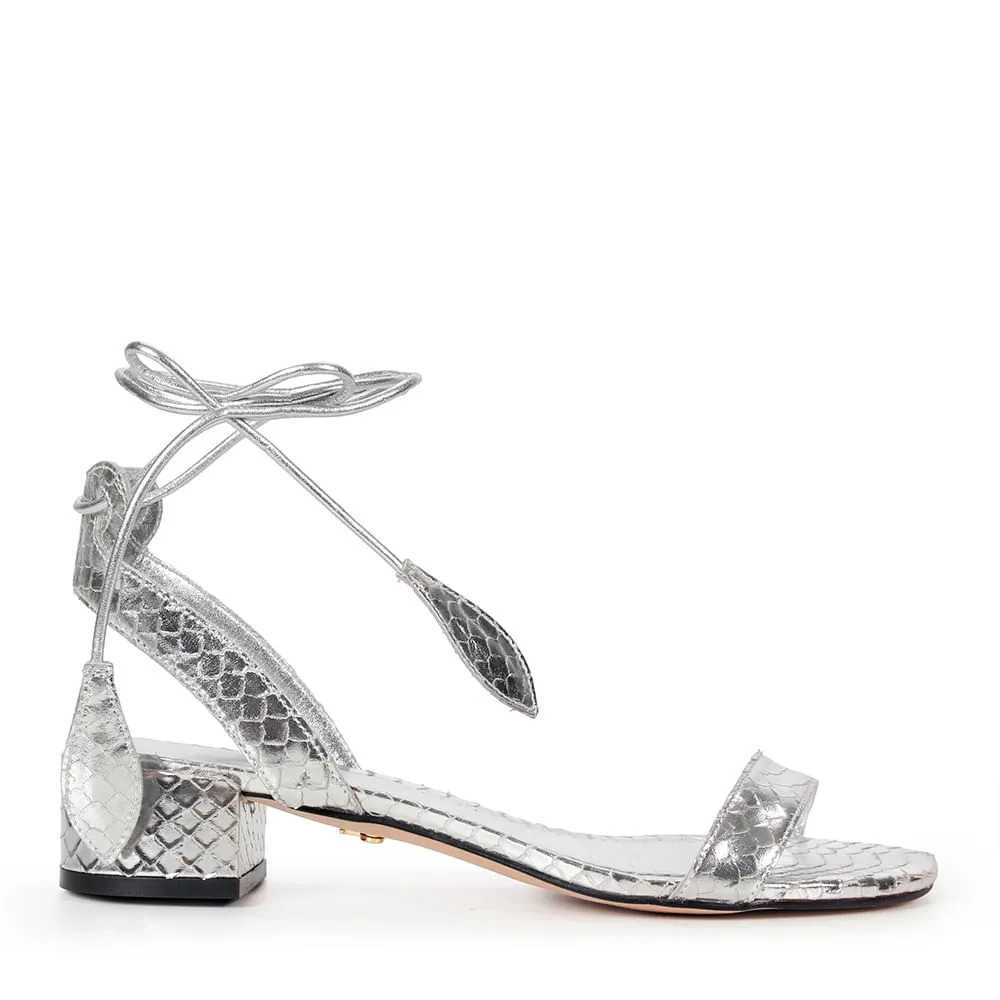 SANDÁLIA PAULA BAIXO PRATA