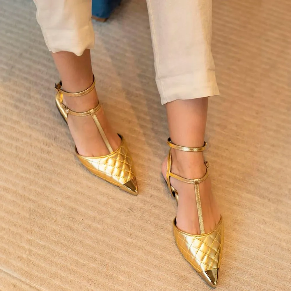 SAPATILHA MÔNACO DOURADA