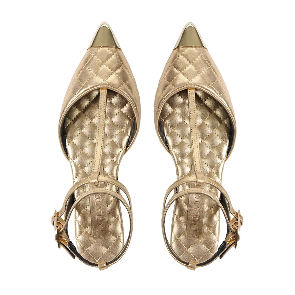 SAPATILHA MÔNACO DOURADA