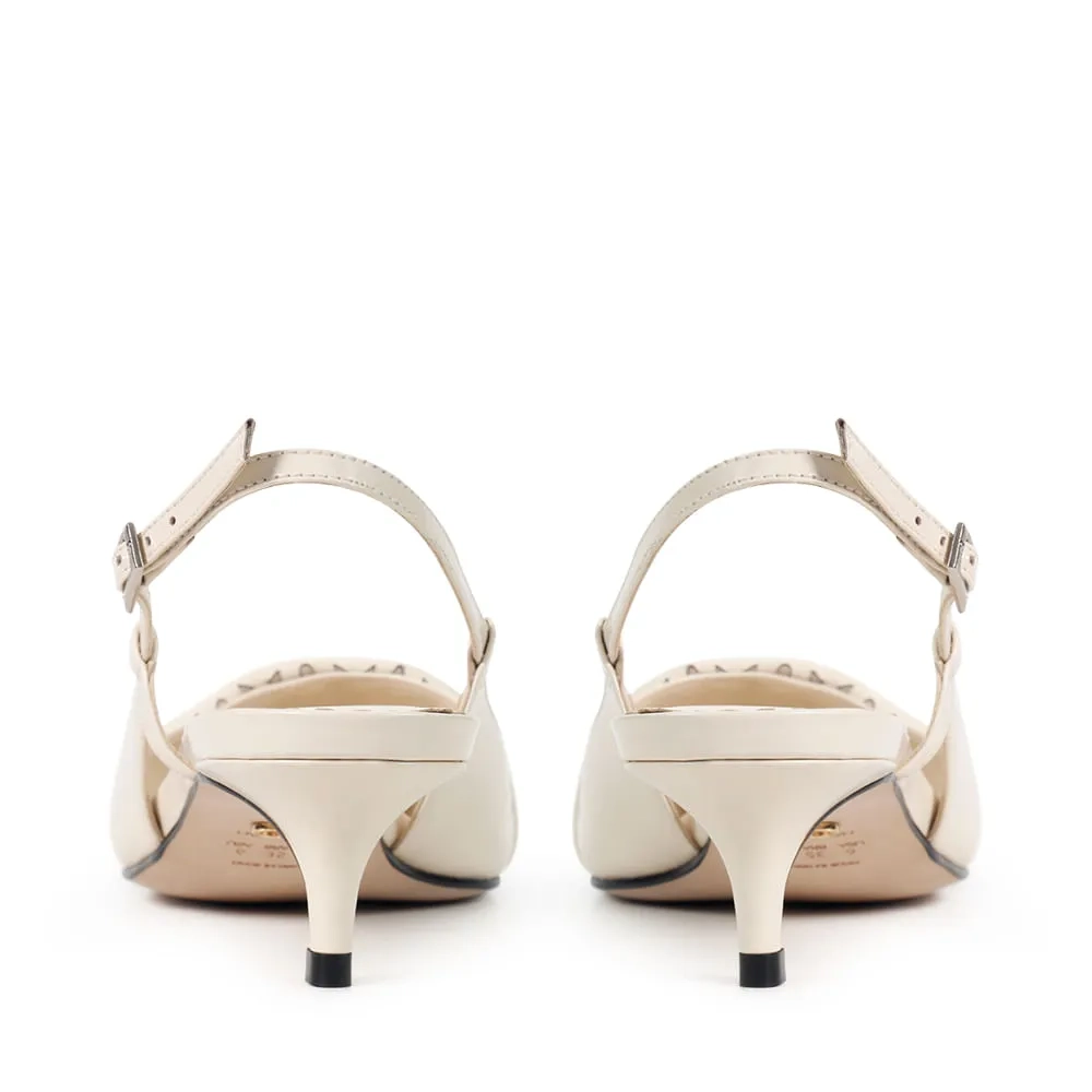 SCARPIN DOHA BAUNILHA