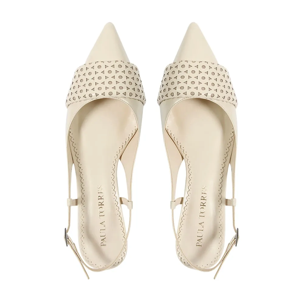 SCARPIN DOHA BAUNILHA