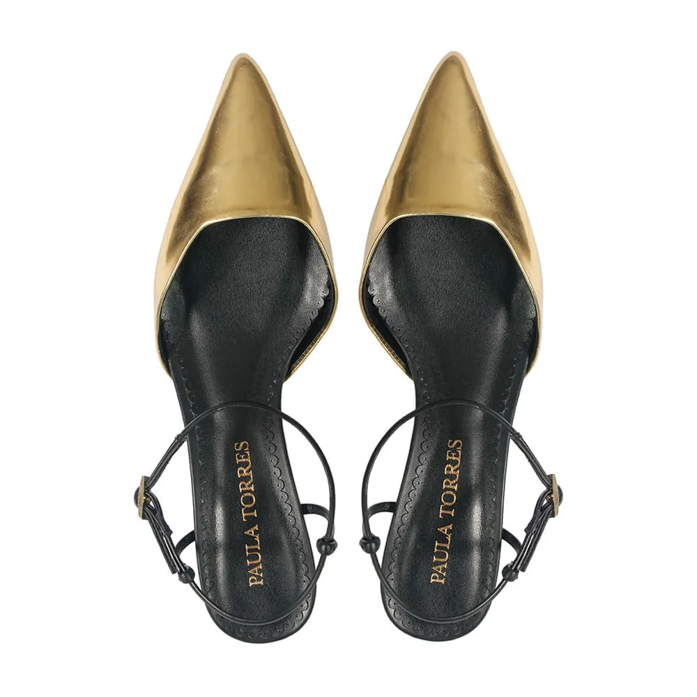 SCARPIN SINTRA DOURADO