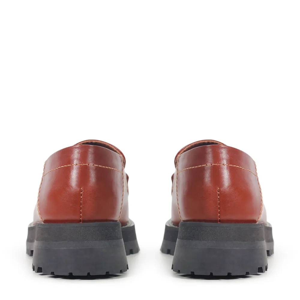 MOCASSIM ISLA COGNAC