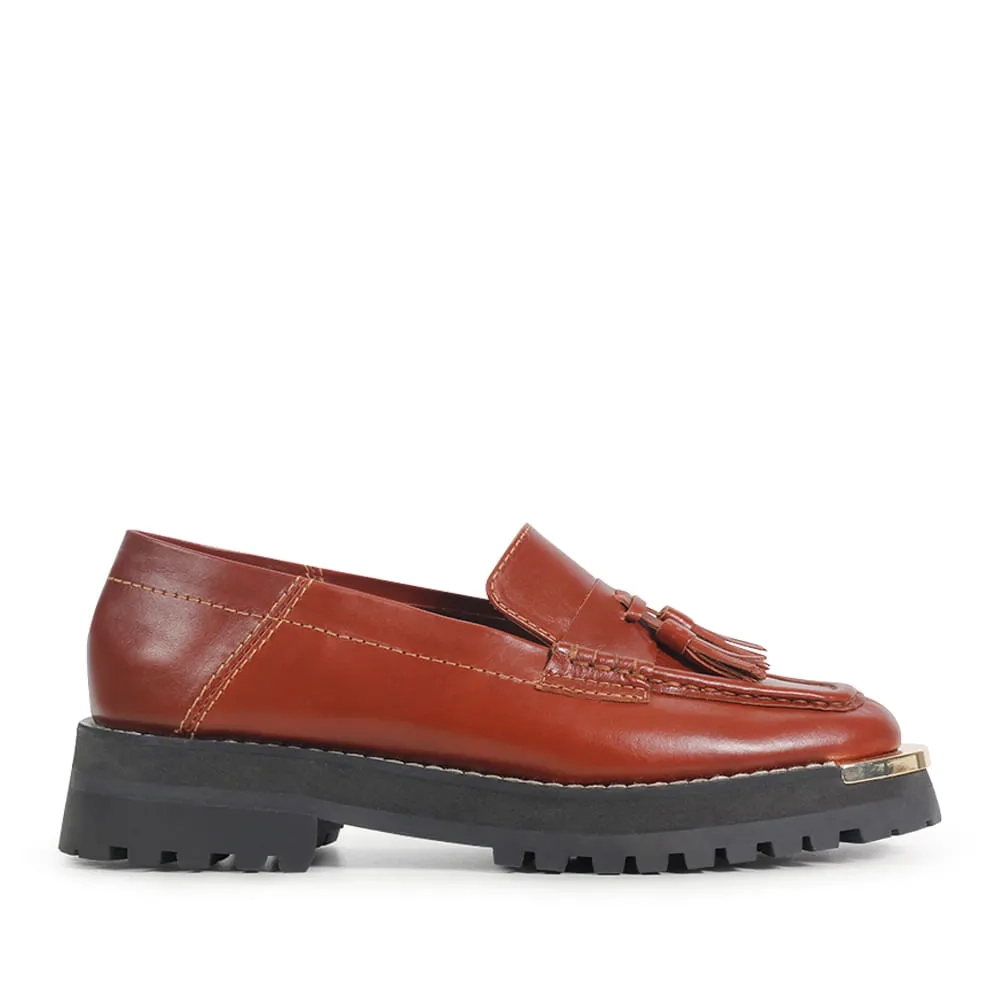 MOCASSIM ISLA COGNAC