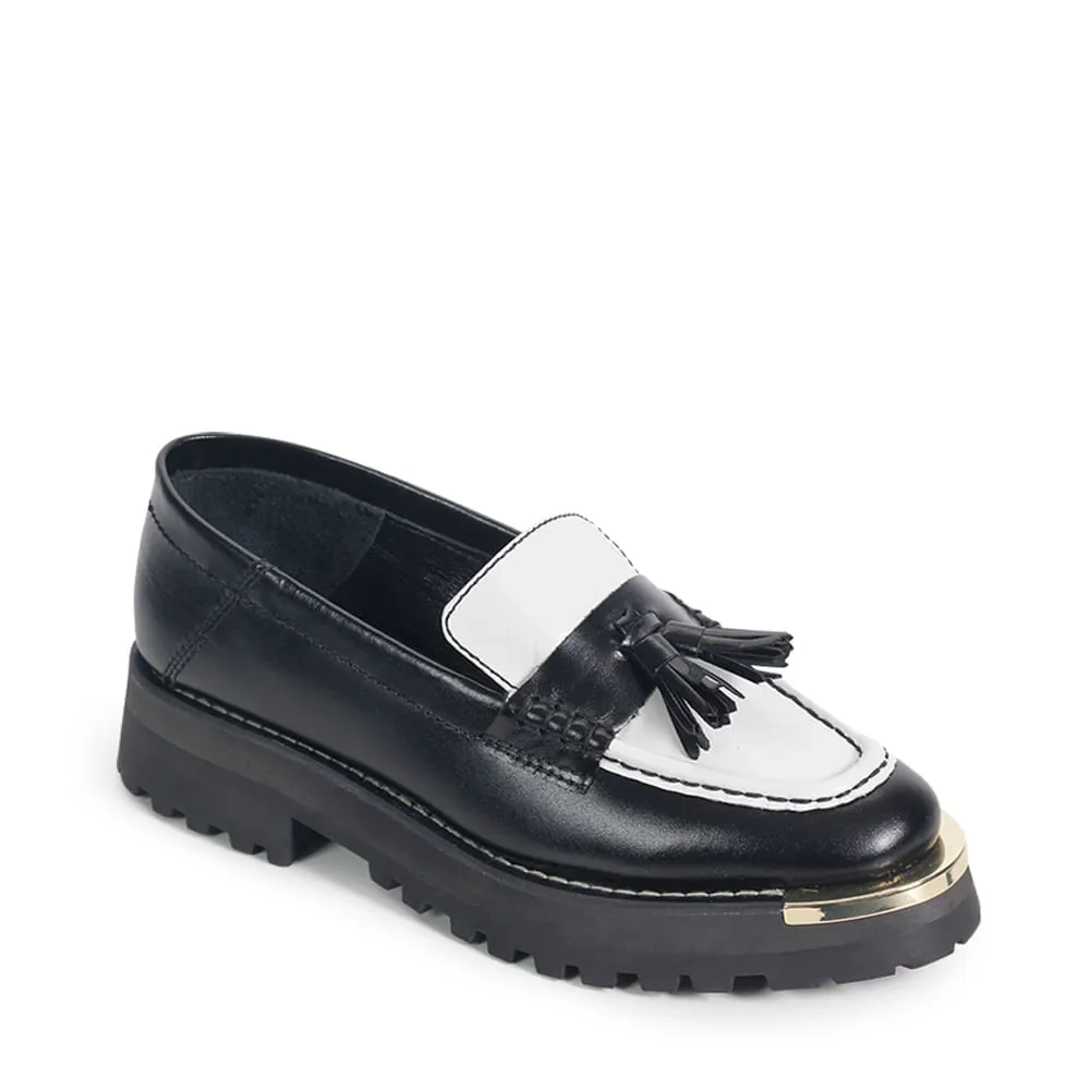 MOCASSIM ISLA PRETO E BRANCO