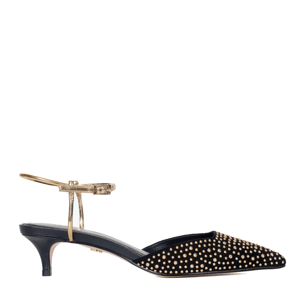 SCARPIN SINTRA STUD PRETO