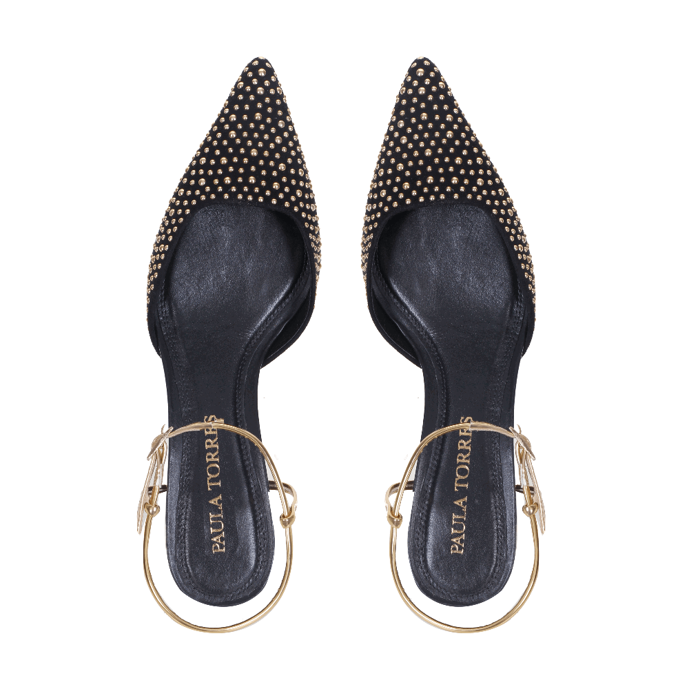 SCARPIN SINTRA STUD PRETO