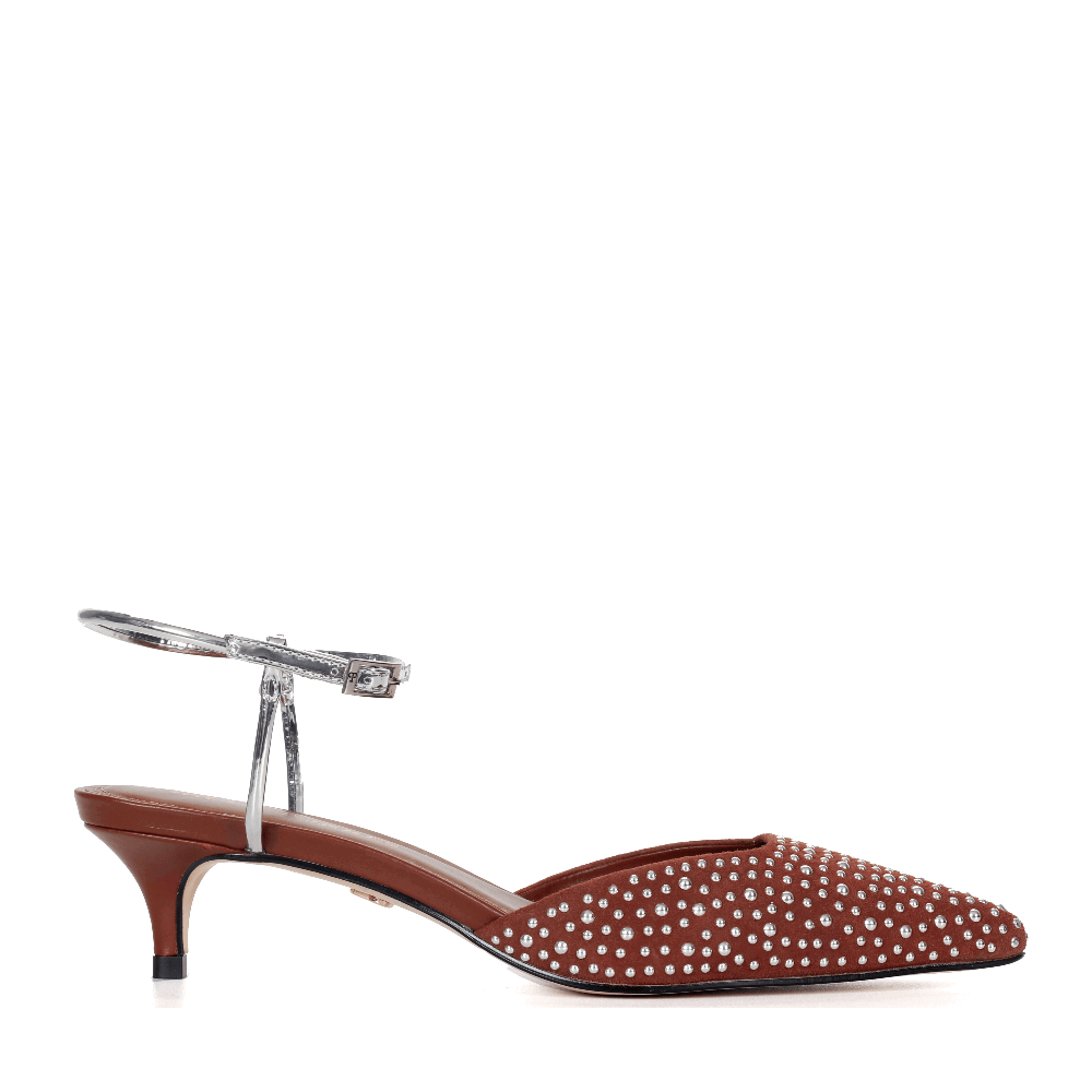 SCARPIN SINTRA STUD COGNAC