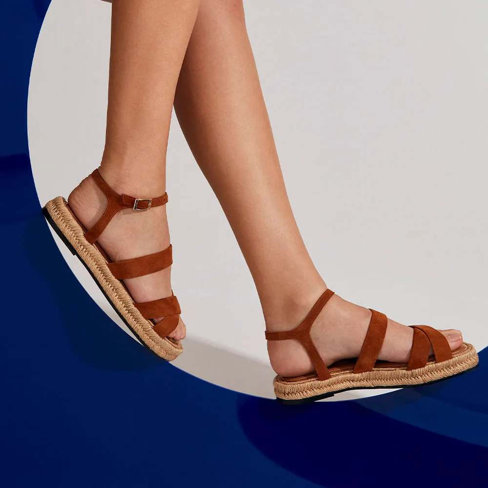 FLATFORM REBECA CARAMELO