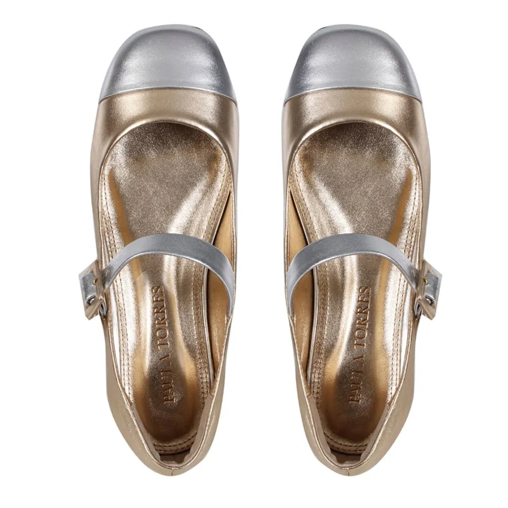 SAPATILHA OLÍMPIA SATURNO E PRATA