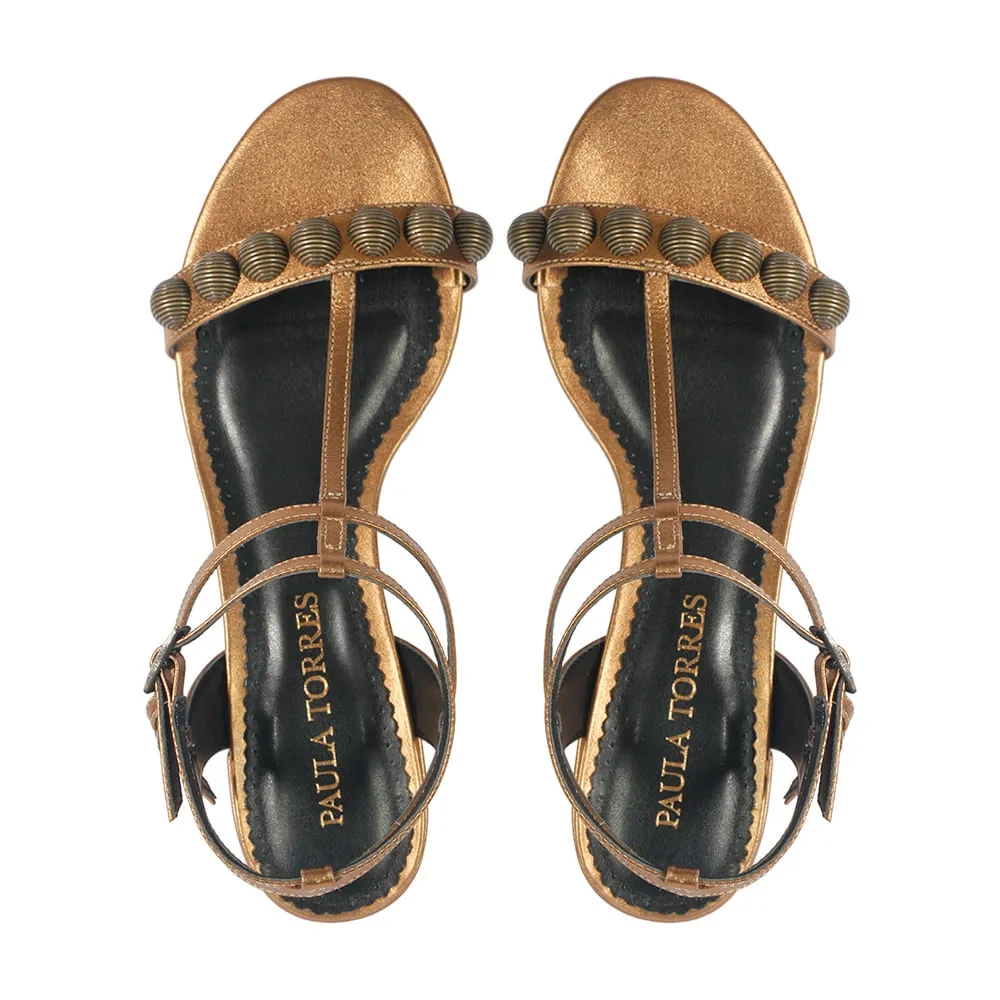 SANDÁLIA PÁDUA OURO VELHO