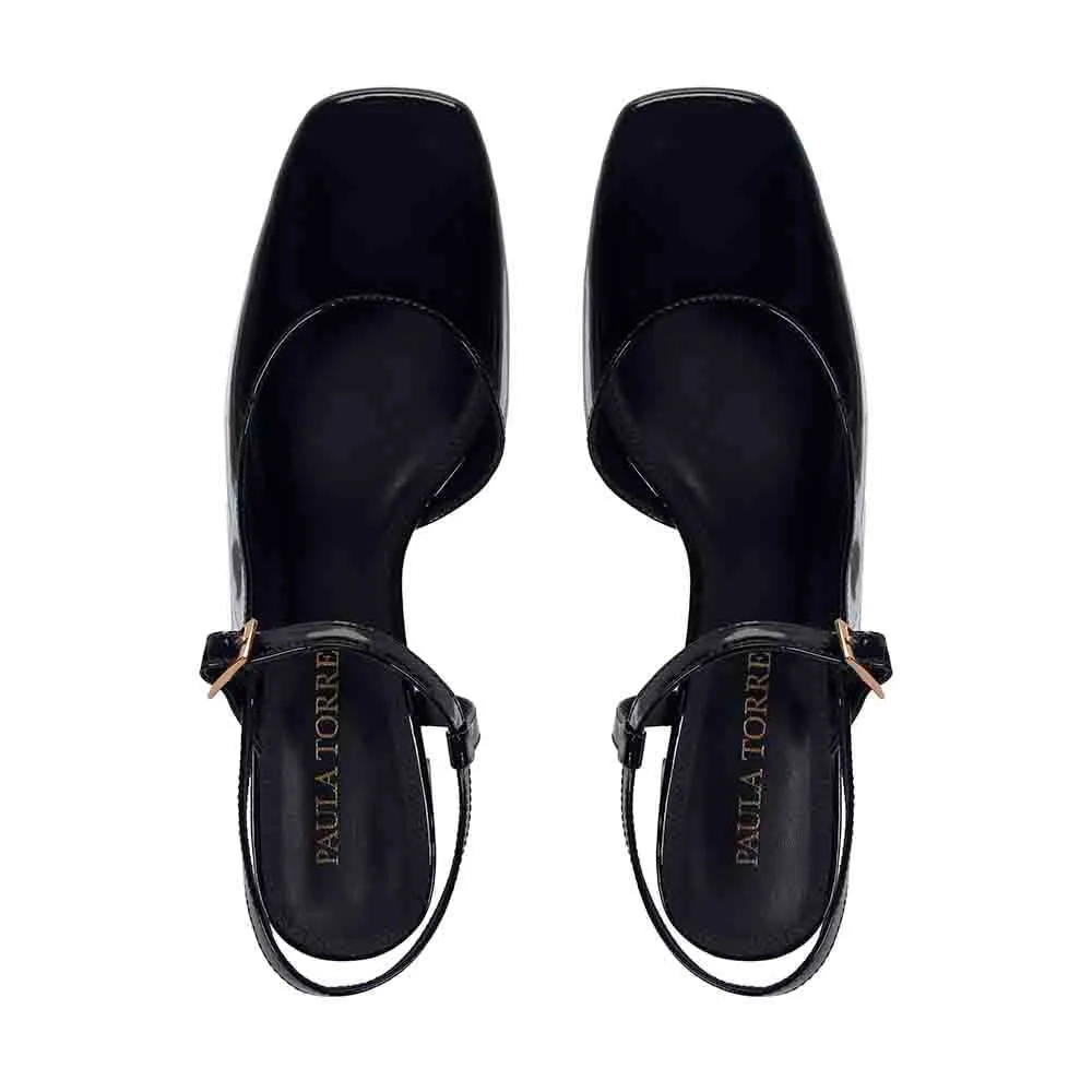 SCARPIN BONECA ITÁLIA BAIXO PRETO