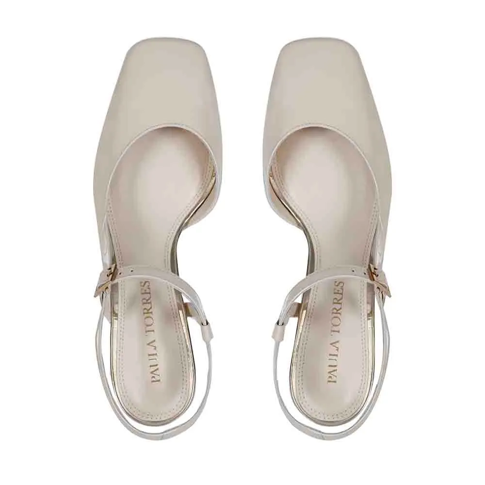 SCARPIN BONECA ITÁLIA BAIXO BAUNILHA