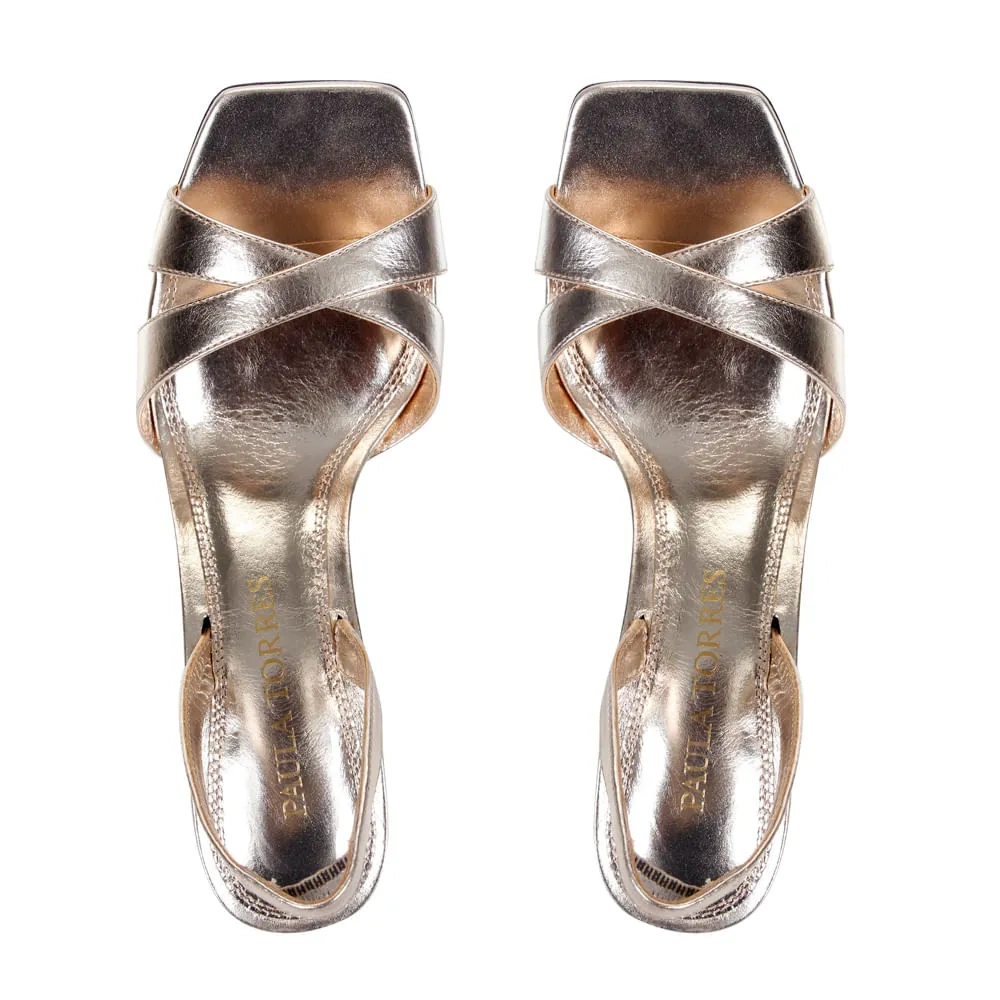 SANDÁLIA LÍVIA OURO