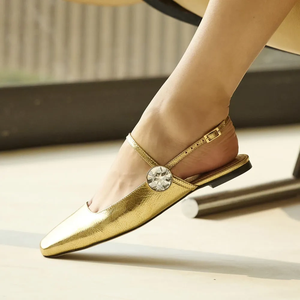 SAPATILHA NICOLI OURO