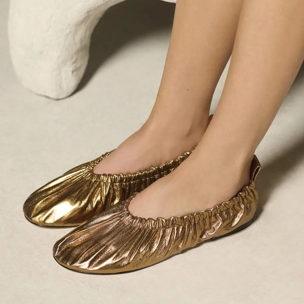 SAPATILHA MAJU BRONZE