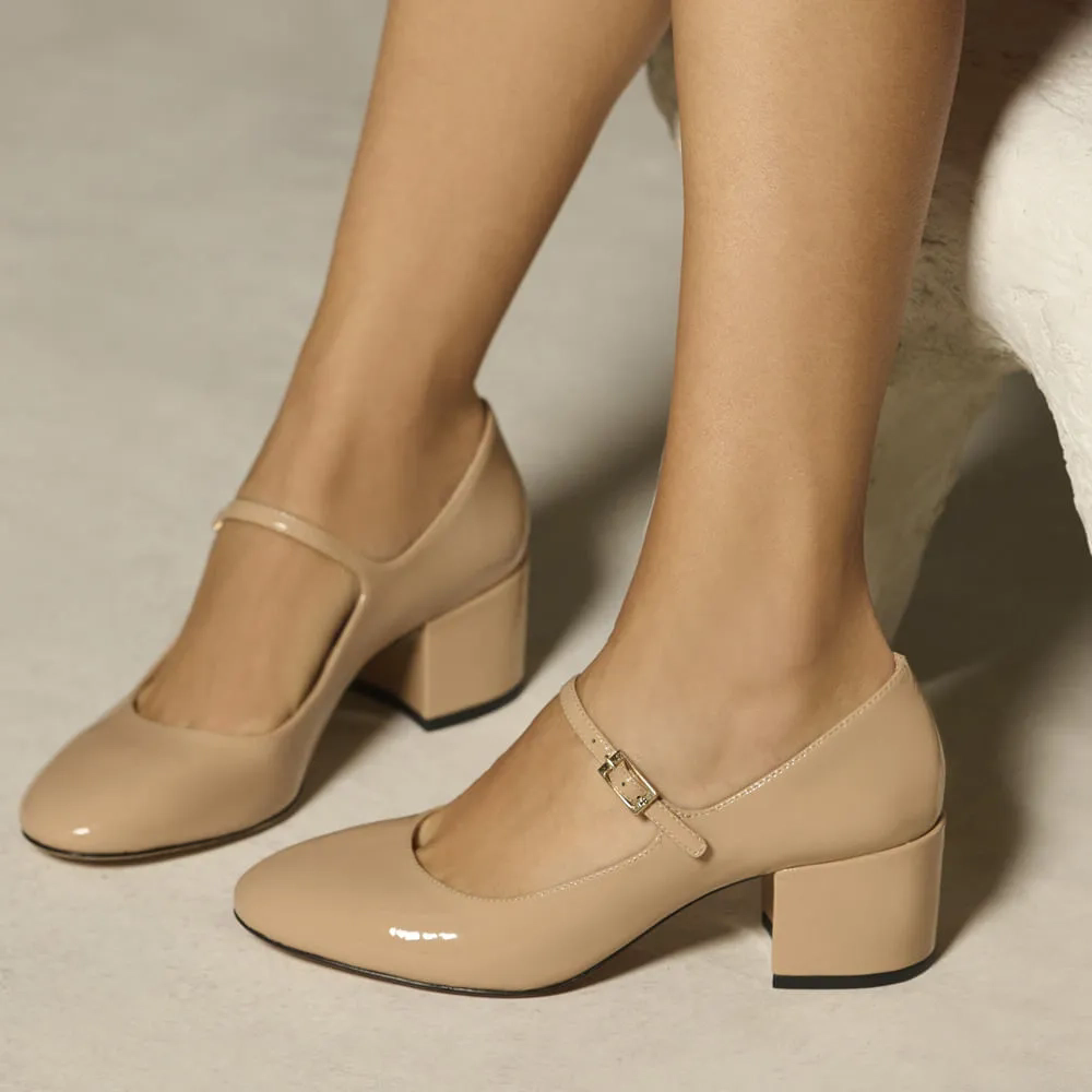 SCARPIN BONECA CLOE NUDE