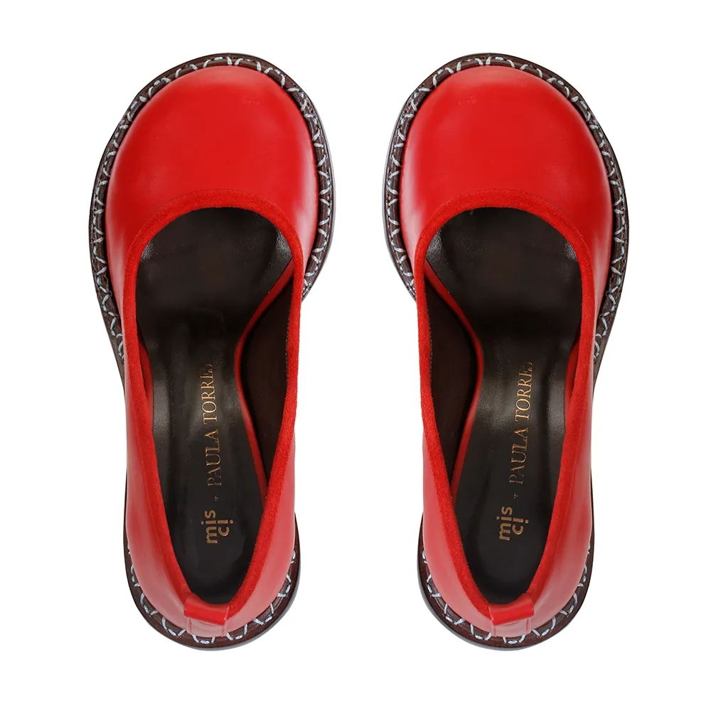 SCARPIN SANTANA VERMELHO