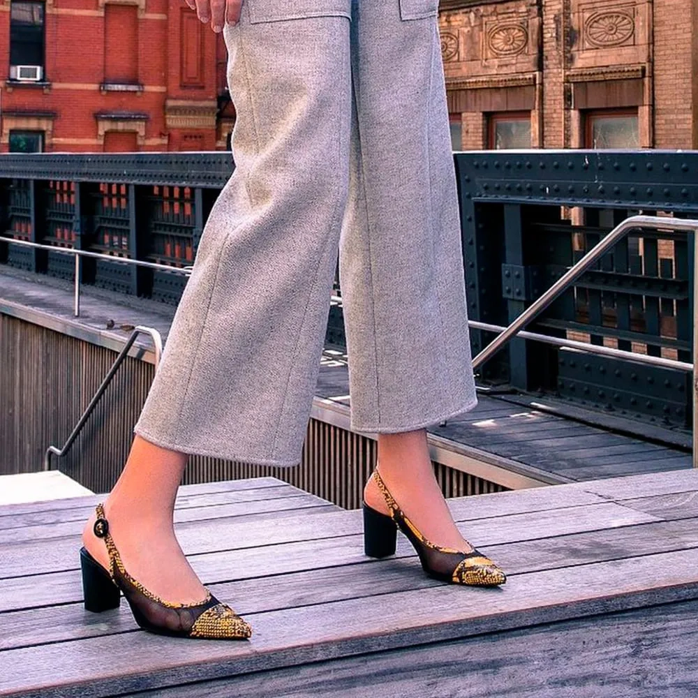 SCARPIN BARI MOSTARDA