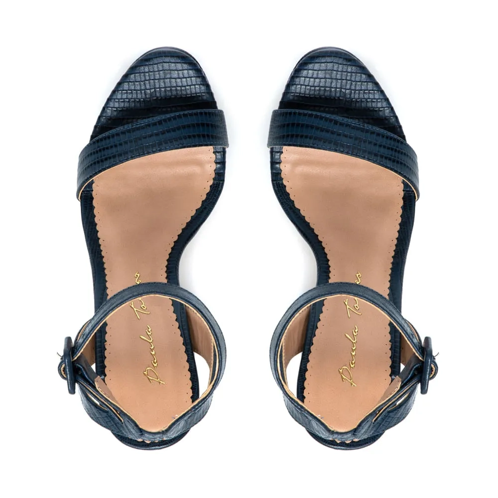 SANDÁLIA CLARKE AZUL MARINHO