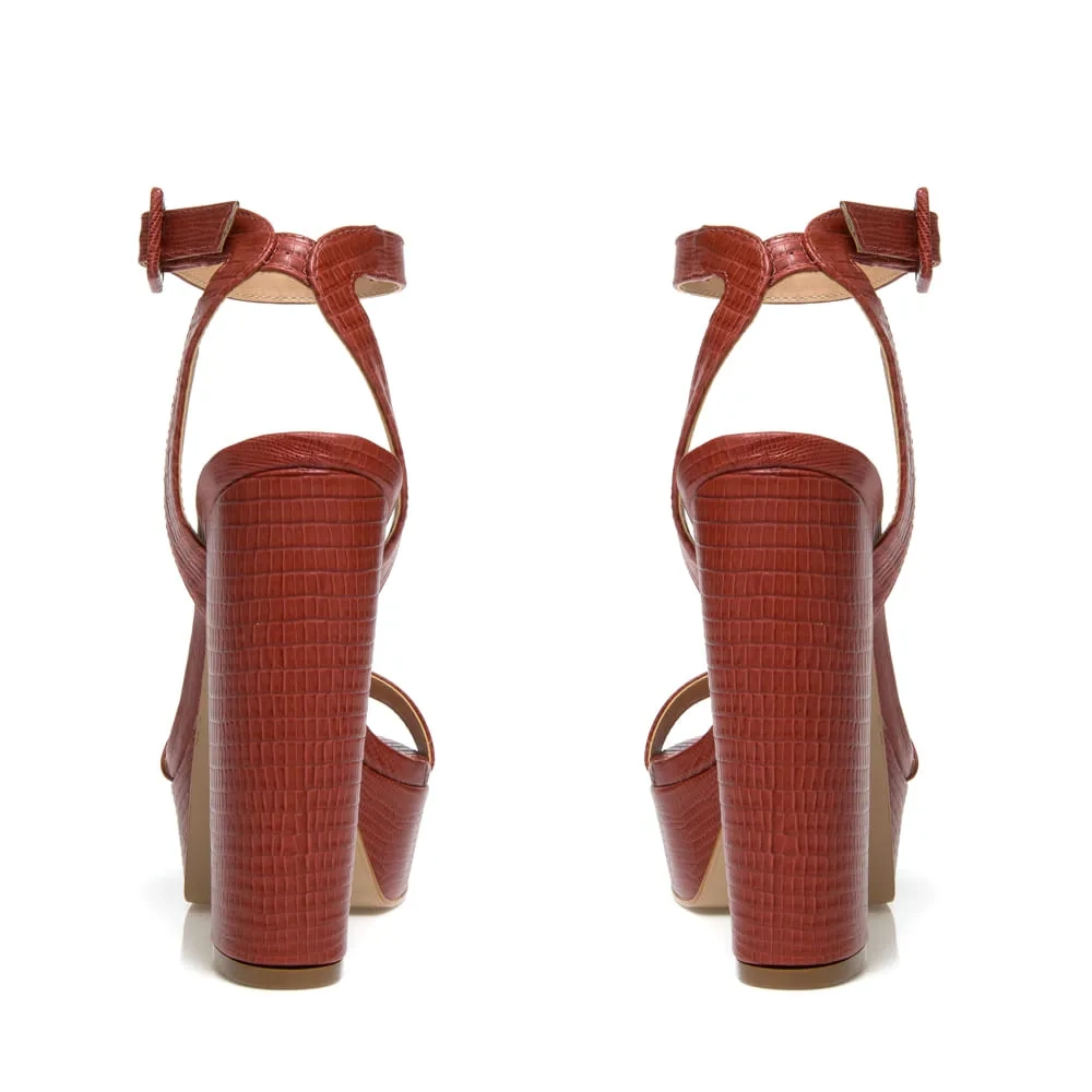 SANDÁLIA CLARKE FERRUGEM