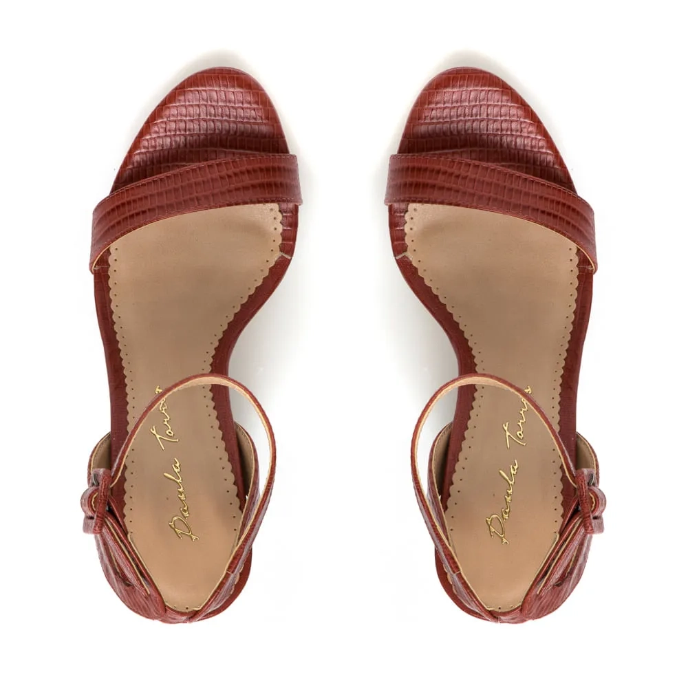 SANDÁLIA CLARKE FERRUGEM